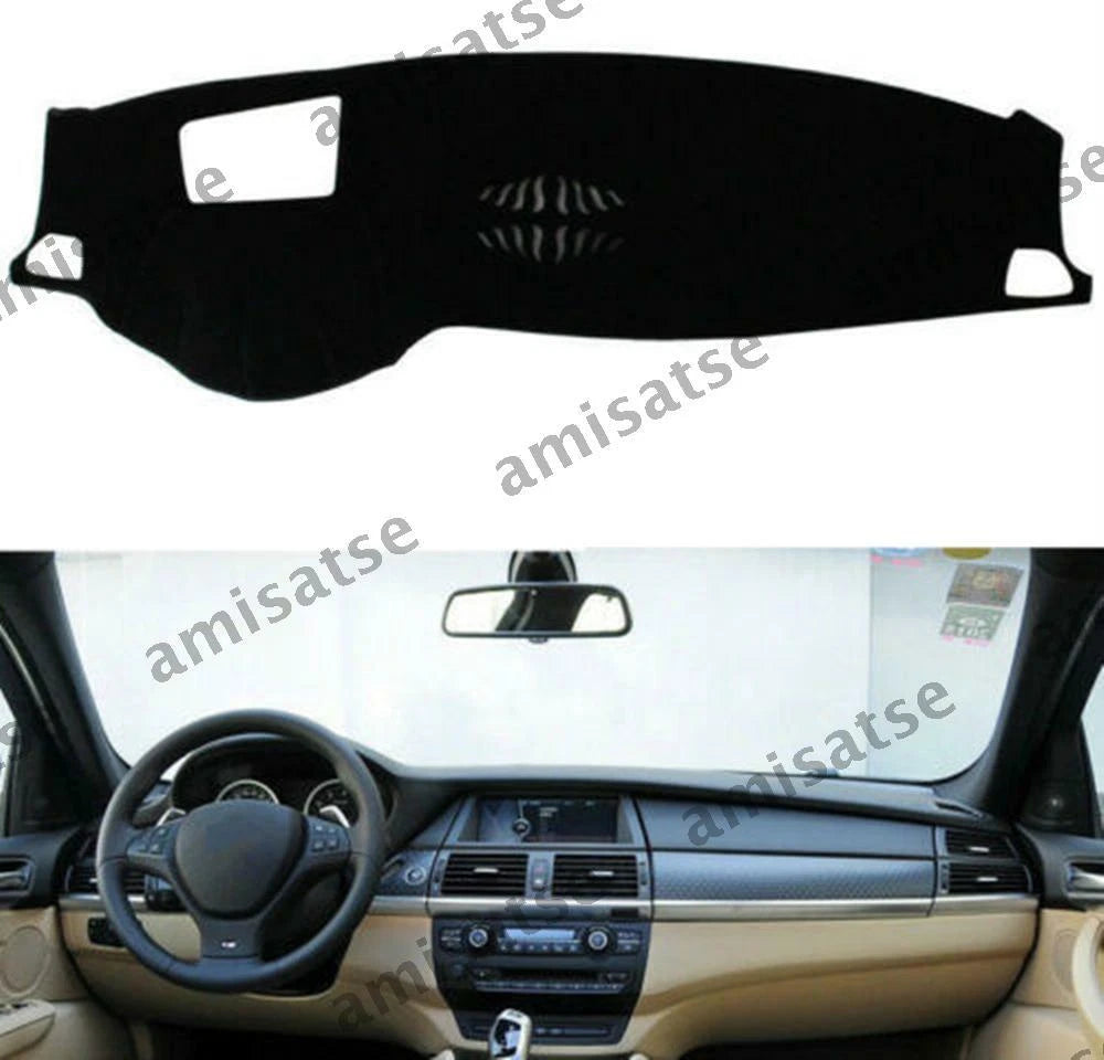 Dashmat for BMW X6 (Before 2013) Black Dashboard Cover Sun Visor Pad