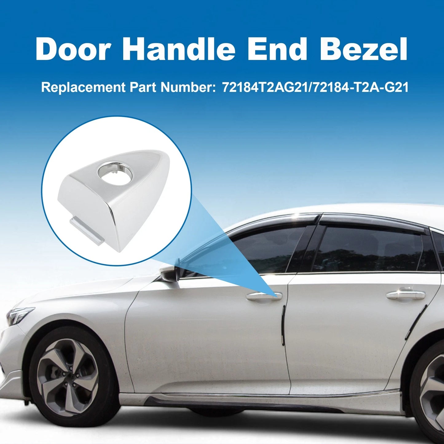 Front Left Door Handle End Bezel for Honda Accord (2013-2017)