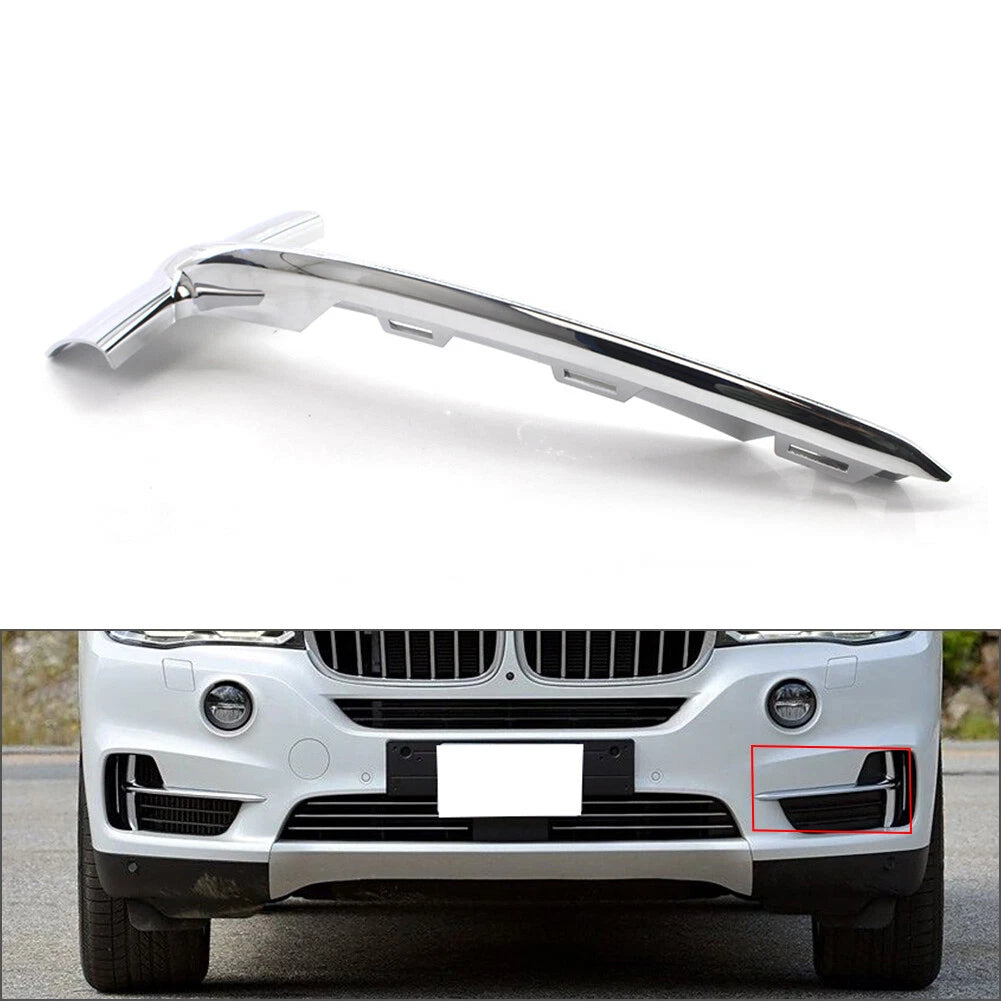 Chrome Front Bumper Grille Trim Left Side for BMW X5 (2014-2018)