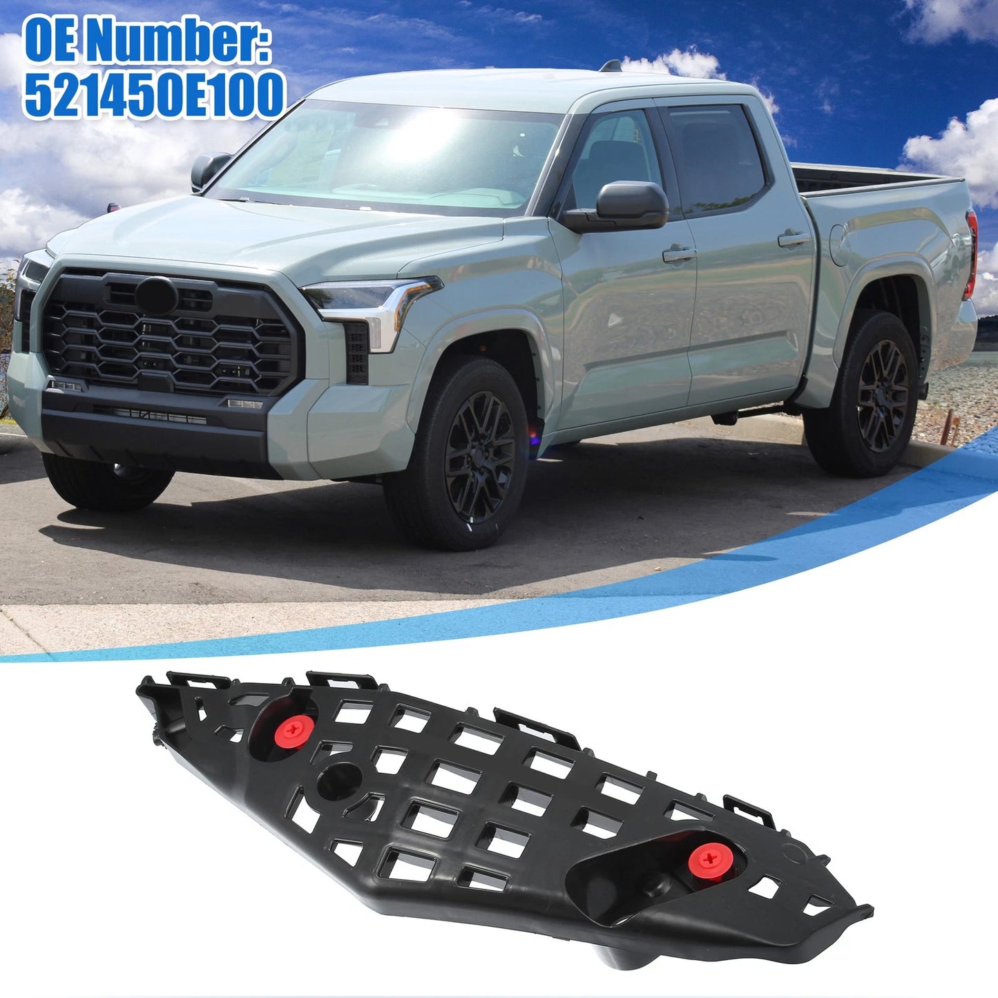 Right Bumper Bracket Retainer for Toyota Highlander (2014-2019)