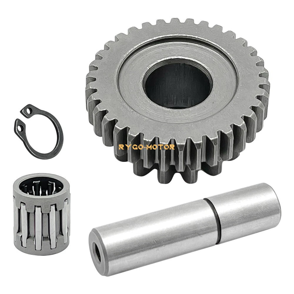 Starter Idler Gear 15T/34T Bearing for Yamaha Big Bear 350 400 Kodiak 400