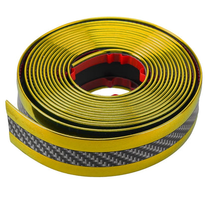 Carbon Fiber Look Door Sill Scuff Cover Protector for Car
