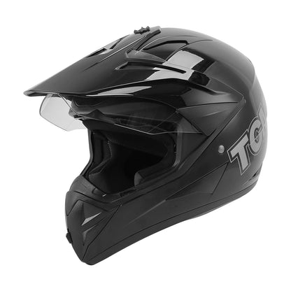 Adult Full Face Motorcycle Helmet for Off Road Dirt Bike DOT ATV M L XL XXL Black