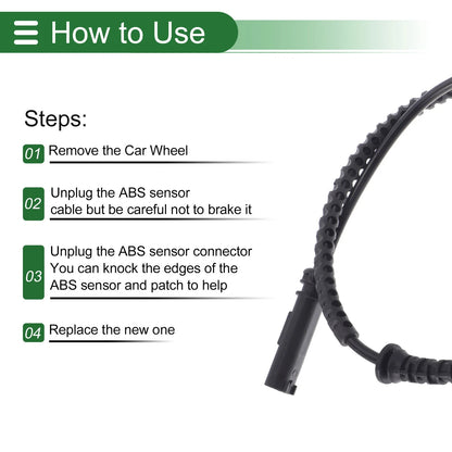 ABS Wheel Speed Sensor for BMW X2 (2013-2020) - 1 x Sensor