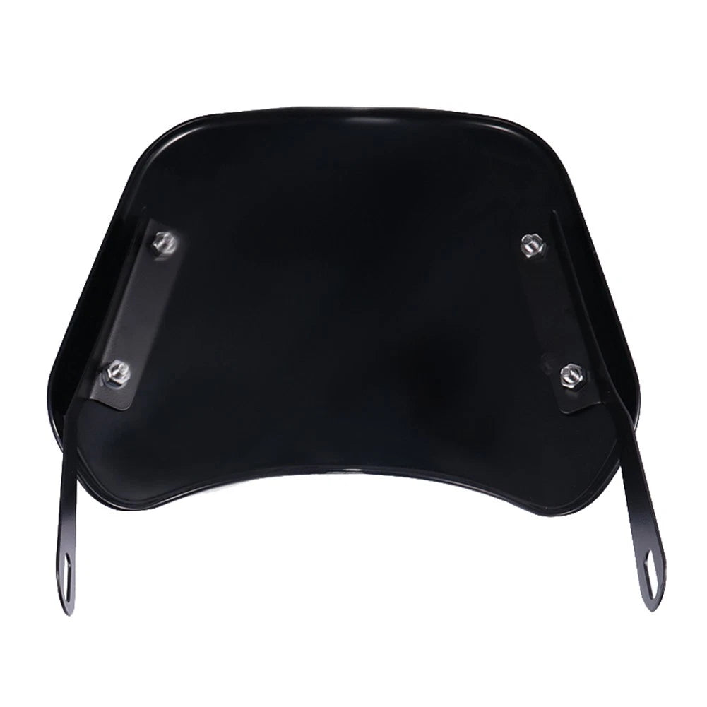 5-7'' Round Headlight Windscreen for Universal Fit Motor Black