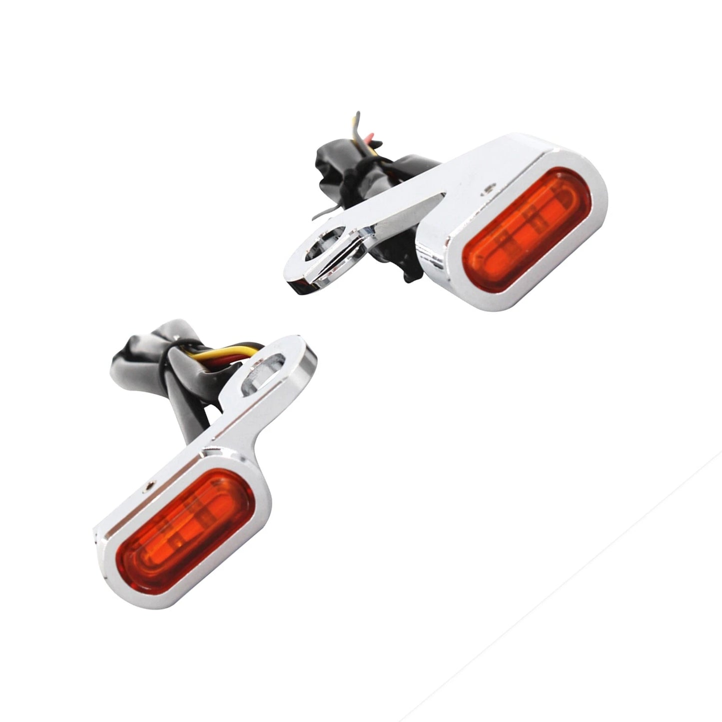 1 Pair Front Turn Signal Lights for Harley Touring Softail (2009-2017)