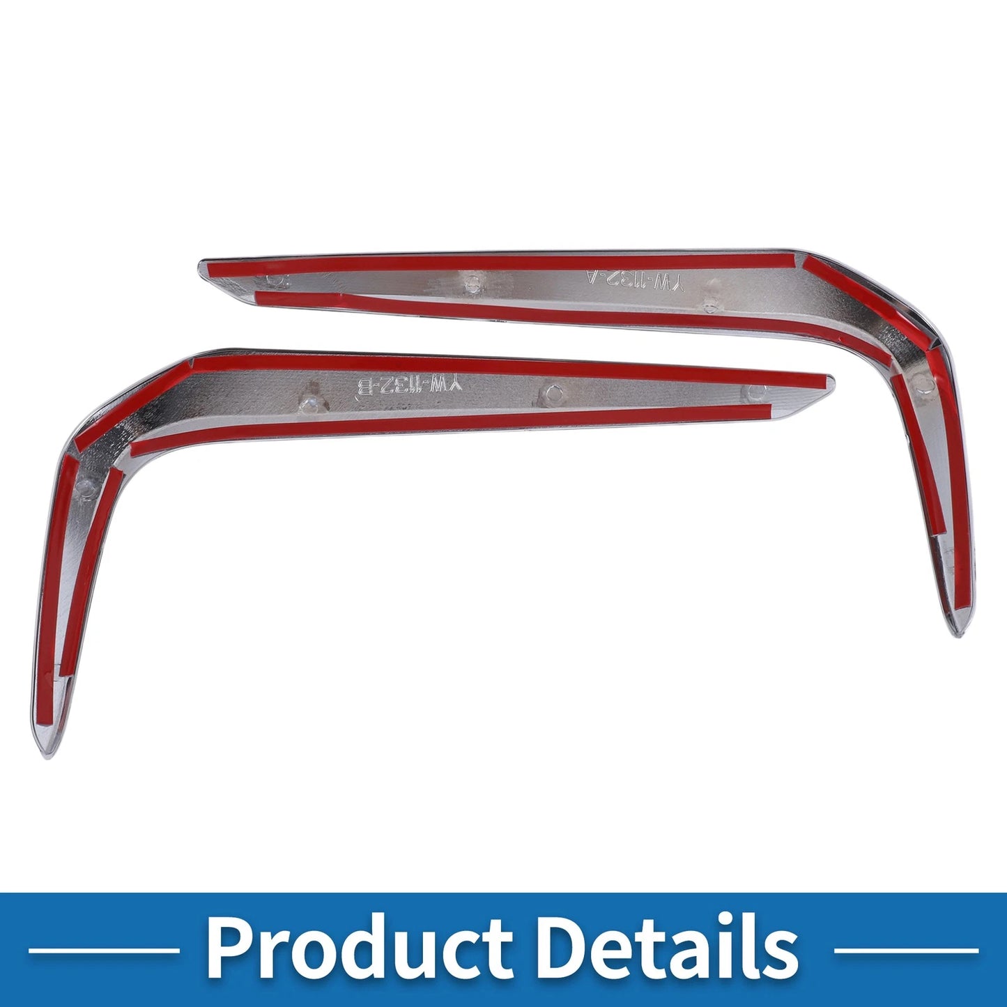 Car Front Left & Right Headlight Trim Bezels for BMW 5 Series (18-22)