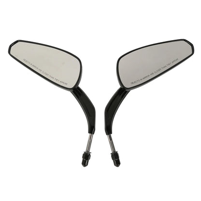 8mm Rear View Mirrors for Harley Sportster XL Softail Touring Models