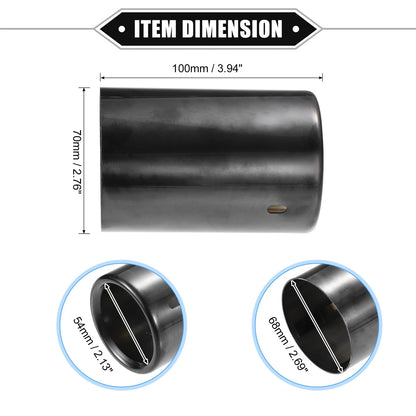 Car Exhaust Tips for BMW 328i 325i E90 (2007-2010) Black