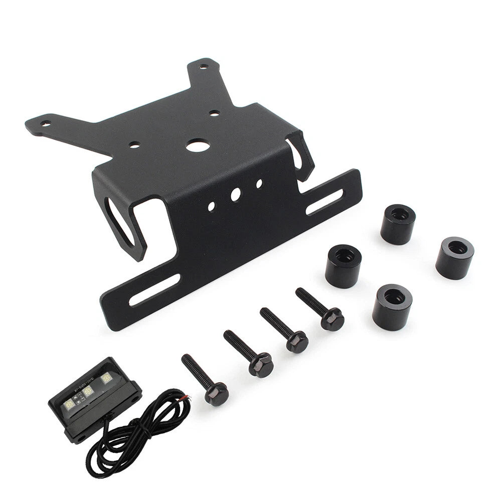 Rear License Plate Holder Frame with Light for Suzuki SV650 (2016-2021)