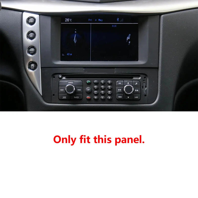 Carbon Fiber Dashboard Media Screen Cover Trim for Maserati GranTurismo 08-2017