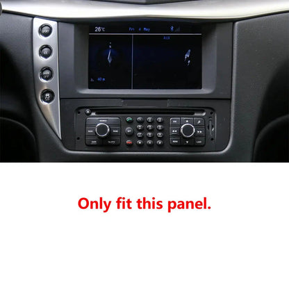 Carbon Fiber Dashboard Media Screen Cover Trim for Maserati GranTurismo 08-2017