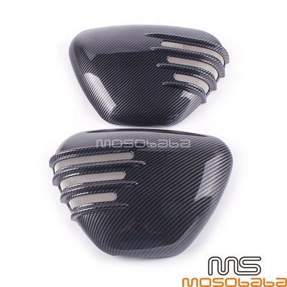 Ribbed Battery Side Panel Covers for Triumph Bonneville Street Twin/Cup 900