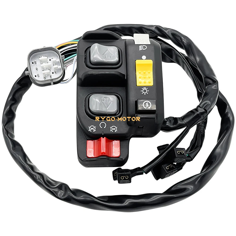 Handlebar Switch Electric Shift Start Stop Headlight for Honda TRX680 Rincon