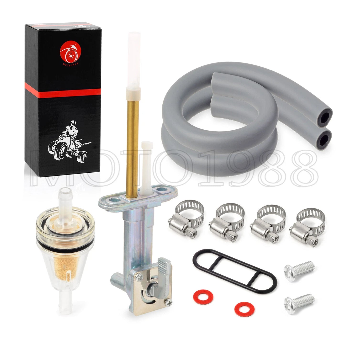 Gas Tank Fuel Valve Petcock for Kawasaki Bayou 250 KLF250A (2003-2011)