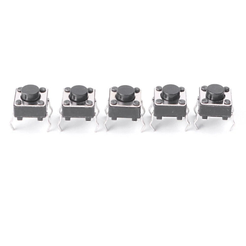 50 x Mini Momentary Tactile Push Button Switches 6x6x5mm for Various Models