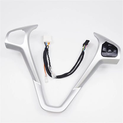 Steering Wheel Frame Cover + Right Cruise Button for Ford Fiesta (2011-2019)