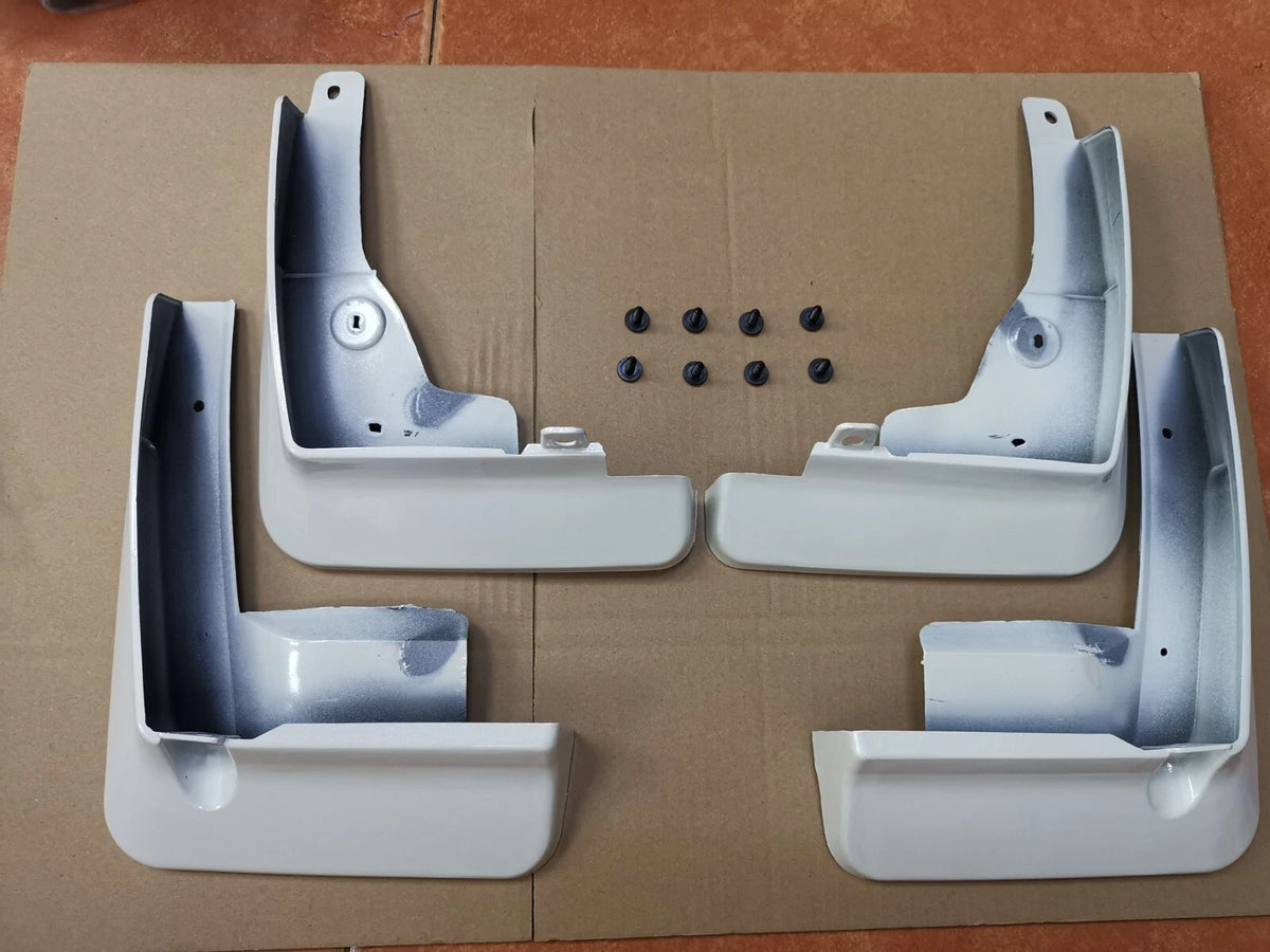 4 x Pearl White Fender Mud Flaps Splash Guard for Toyota Corolla (2020–2023)