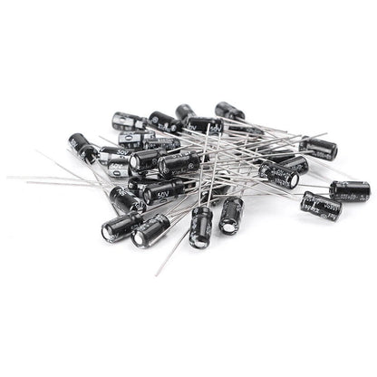500 x 0.1uF-1000uF Electrolytic Capacitors Assortment Kit for Electronics