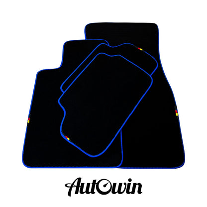 AutoWin Black Floor Mats for BMW 6 Series E24 Coupe (1976-1989)
