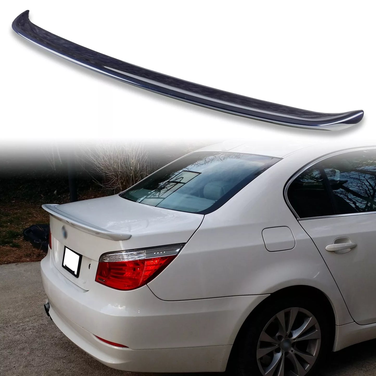 ABS Rear Boot Spoiler for BMW 5-Series E60 Sedan (2005-2010)