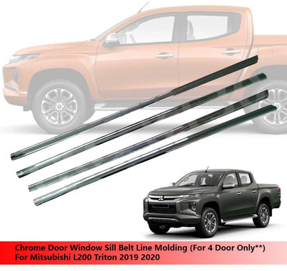 Window Sill Belt Line Molding for Mitsubishi L200 Triton (2019-2020)