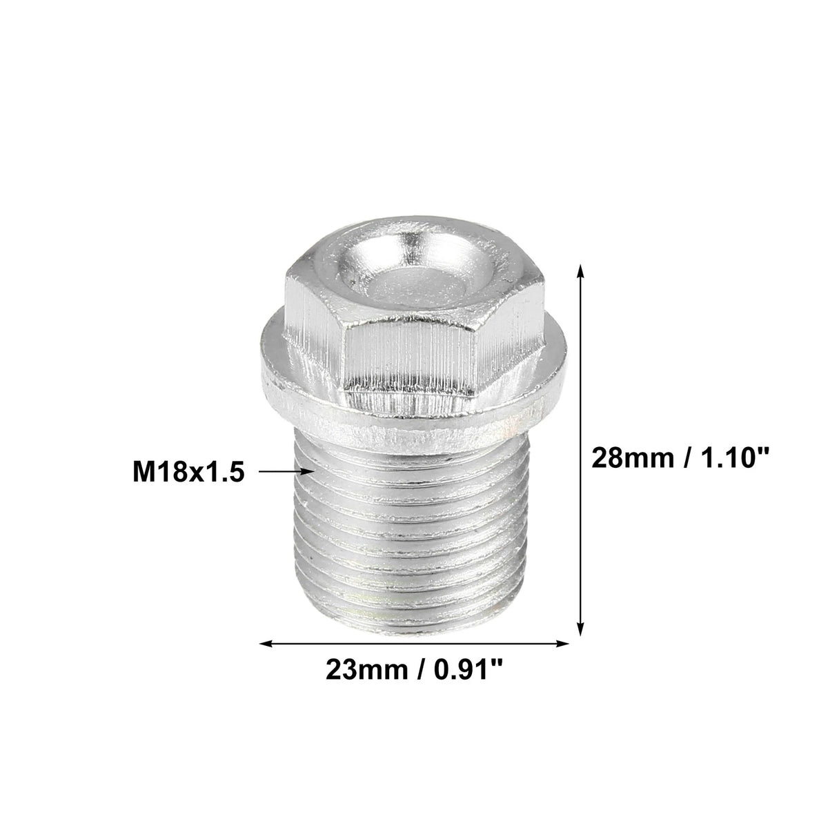 M18x1.5 Oil Drain Plug Set with Washer for Volvo S60 (2001-2010)