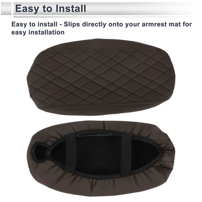 Car Center Console Cover for BMW 2 Series Deep Brown (2017-2023) 1 x Pc
