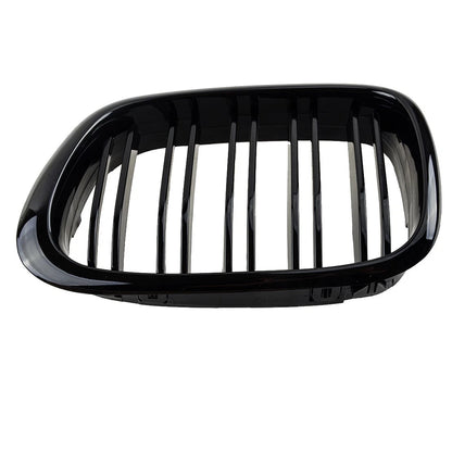 Gloss Black Front Bumper Kidney Grille for BMW 5 Series E39 (1996-2003)