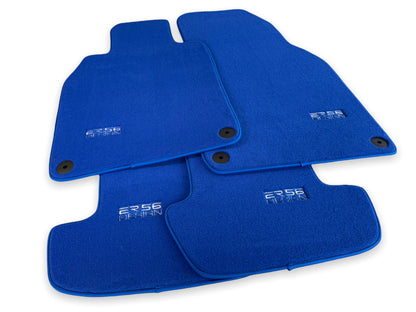 Premium Blue Carpet Floor Mats for Porsche 911 991 (2012-2016)