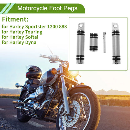 Foot Pegs / 1 Set for Harley/Sportster 1200 883/Touring/Softai/Dyna