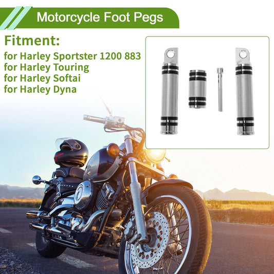 Foot Pegs / 1 Set for Harley/Sportster 1200 883/Touring/Softai/Dyna