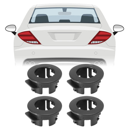4 x Black Bumper PDC Parking Sensor Retainers for Toyota