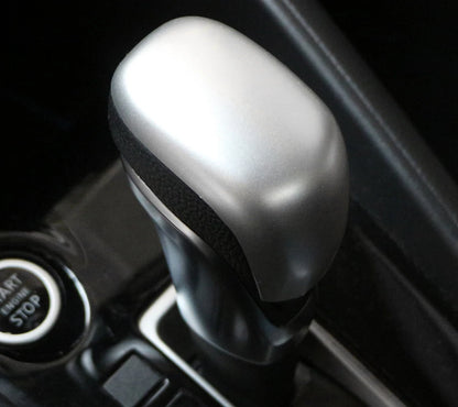Gear Shift Knob Lid Cover Trim for Nissan Kicks (2016-2020) 1 x Matte Silver