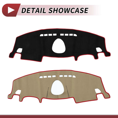 Dashboard Cover Mat for BMW Mini Clubman 2015-2024 Sun Protector Black Red