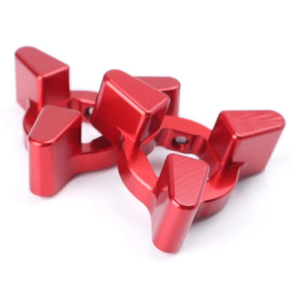 Anodized Fork Preload Adjusters 14mm for Motorcycle - Red (Fits Various Models)