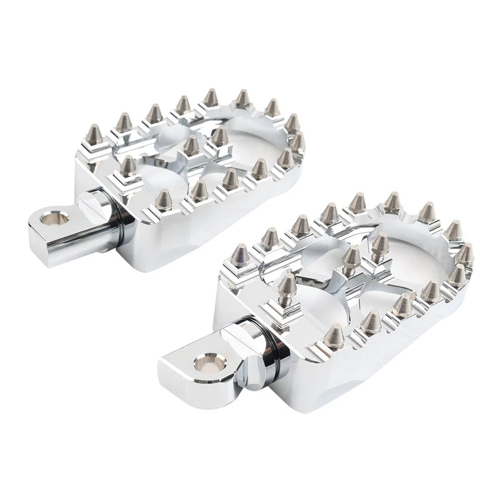 Wide Fat Foot Pegs MX Style for Harley Dyna Sportster Fatboy