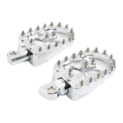 Wide Fat Foot Pegs MX Style for Harley Dyna Sportster Fatboy