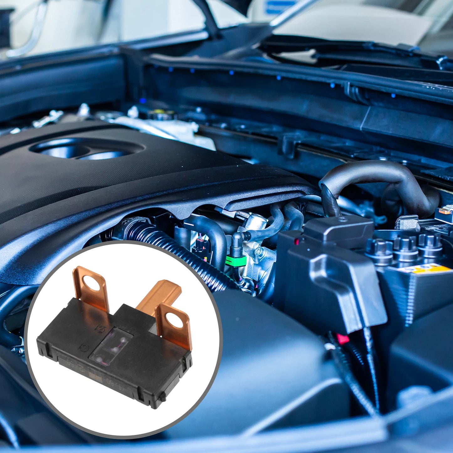Battery Fuse Terminal Assembly Plastic Black for Honda 1 Pc