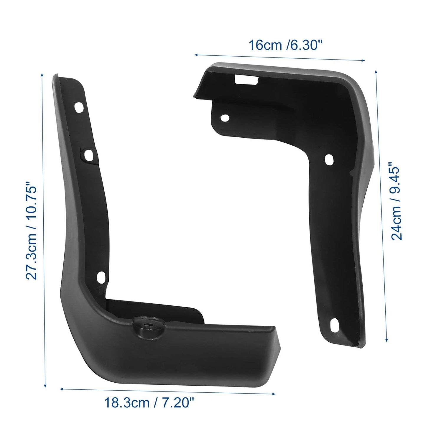 Mud Flaps Kit Splash Guards for Honda Accord (2018-2021) - Black