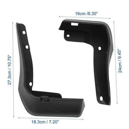 Mud Flaps Kit Splash Guards for Honda Accord (2018-2021) - Black