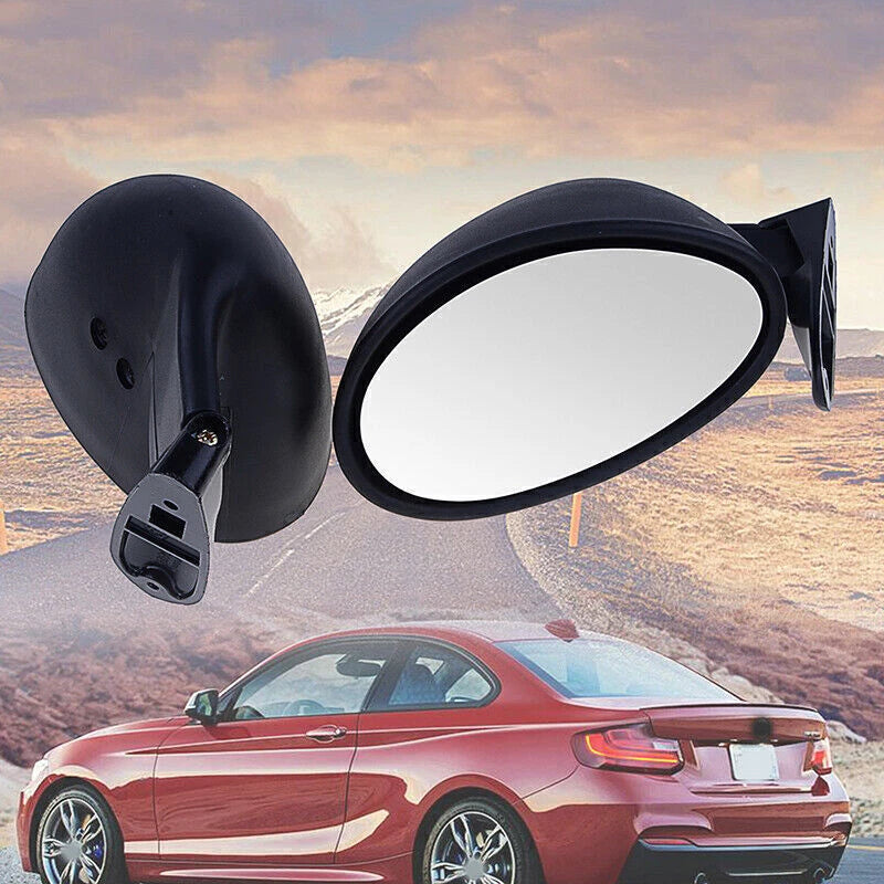 2 x Universal Car Auto Rear Side View Mirror Assembly for Various Models