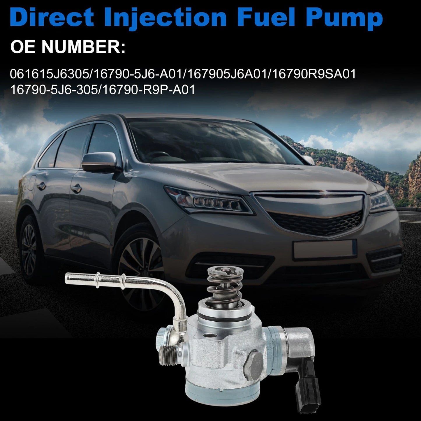 High Pressure Fuel Pump for Acura MDX, RLX, Honda Odyssey, Pilot (2014-2020)