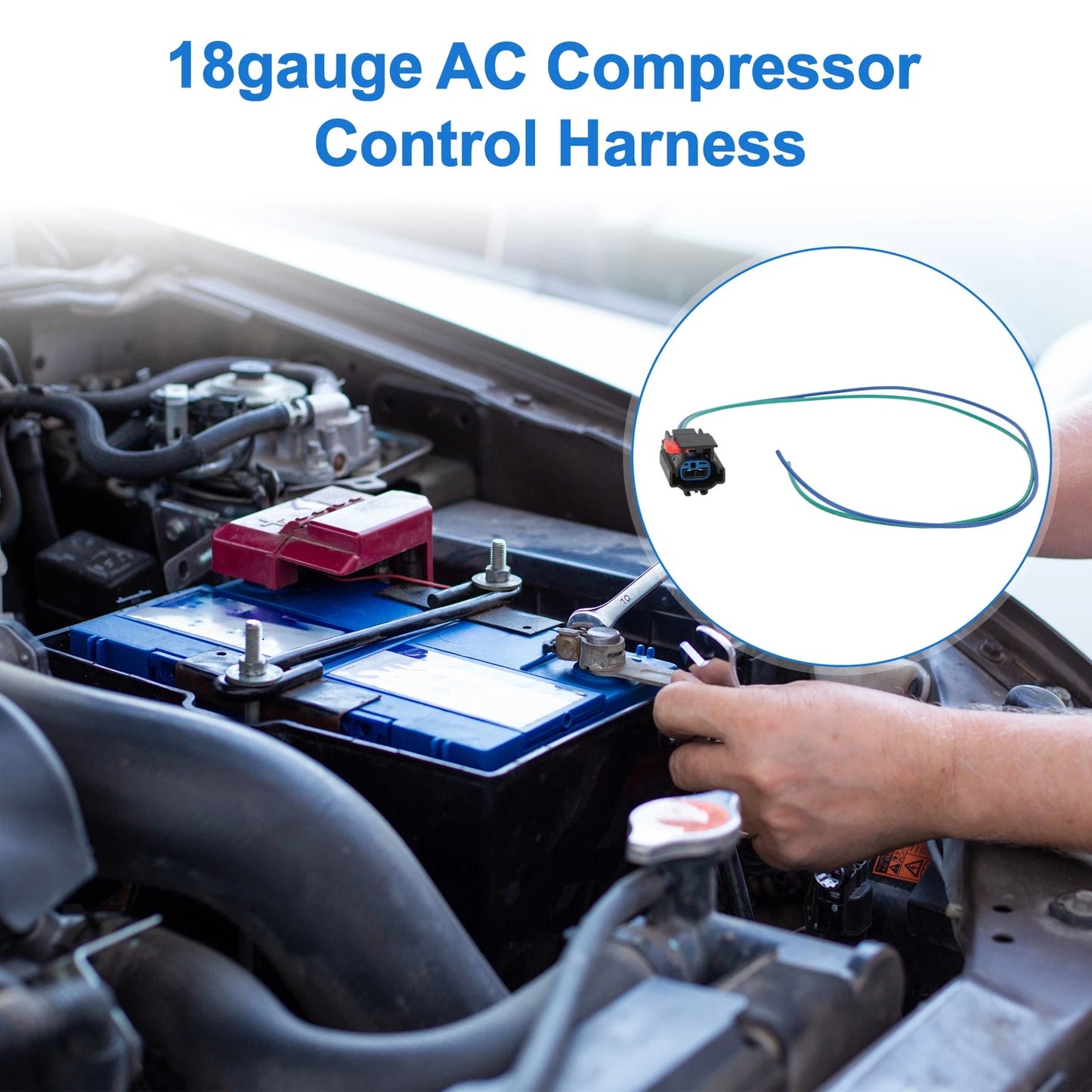 2-Pin A/C Compressor Control Valve Plug for BUICK SKYHAWK (1983–1988)