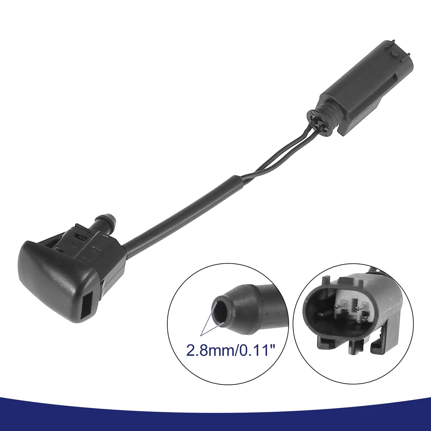 Windshield Washer Nozzles Spray Jet with Heating for BMW  - 2 x Items