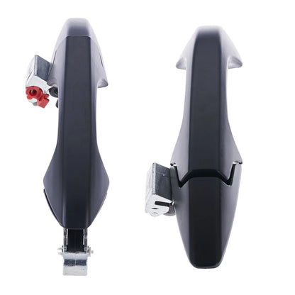 Set of 2 Rear Left + Right Door Handle Outer Black for Honda CRV (2007–2012)