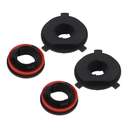 8 Pcs Headlight Adapter Bulb Holder Base for H4 H7 H11 9006 9005 Sockets