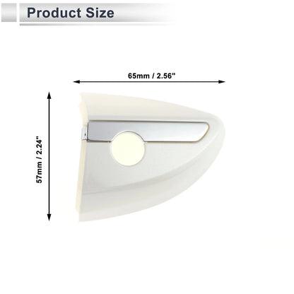 Front Left Door Handle Lock Cylinder Covers for Toyota Corolla (2014-2018)