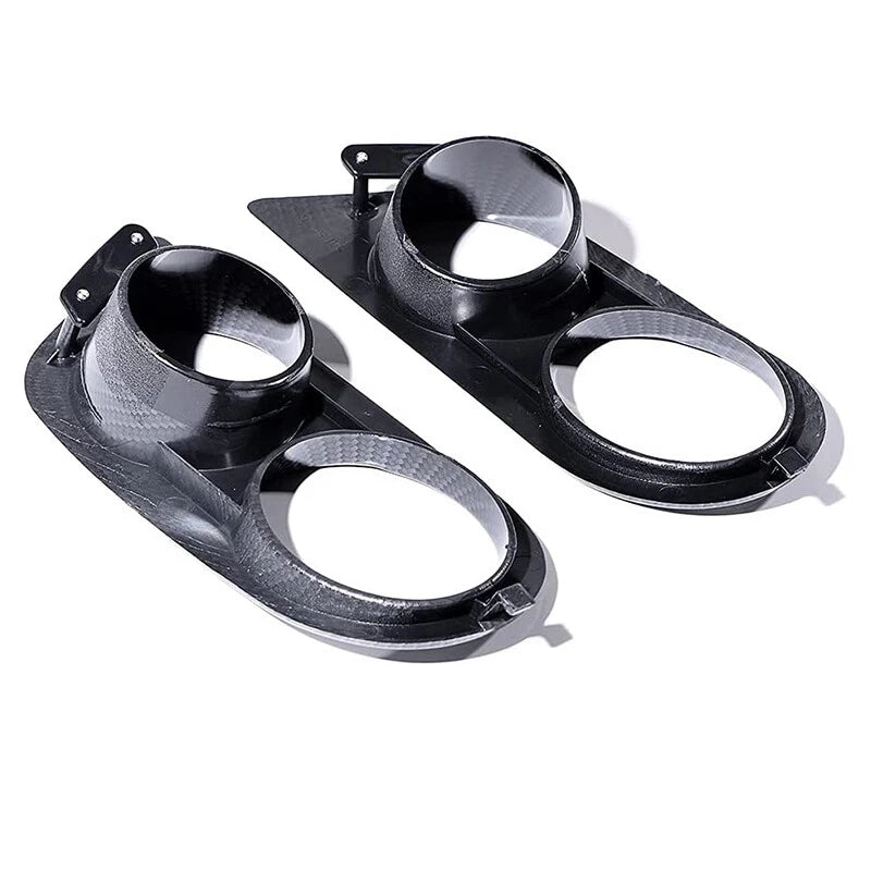 Carbon Fiber Front Bumper Fog Light Covers for BMW E46 M3 (2001-2006)