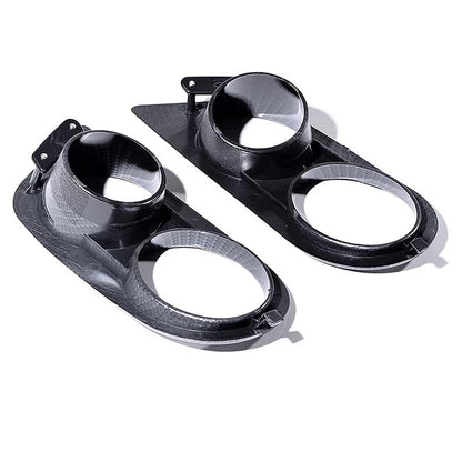 Carbon Fiber Front Bumper Fog Light Covers for BMW E46 M3 (2001-2006)